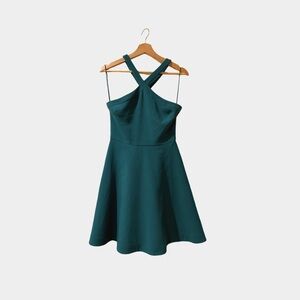 Likely Strapless Teal Dress